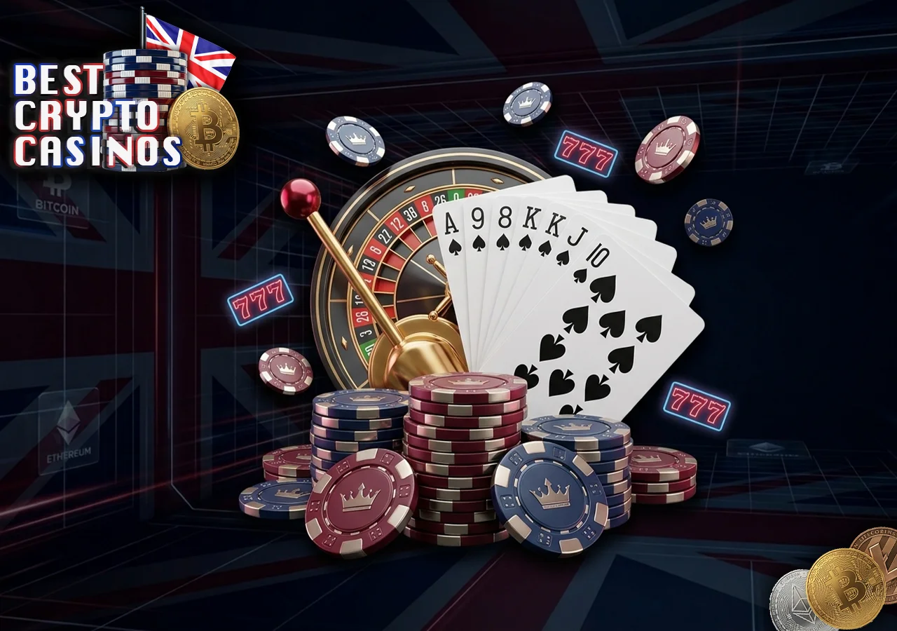 Variety of provably fair slots table games and instant win crypto titles