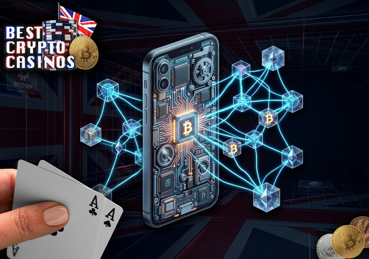 Technical process of making deposits and placing bets using blockchain technology assets